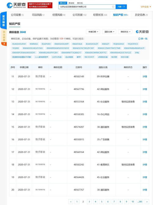 快手影業(yè)商標(biāo)布局 計(jì)算機(jī)軟硬件技術(shù)開發(fā)的新動(dòng)向